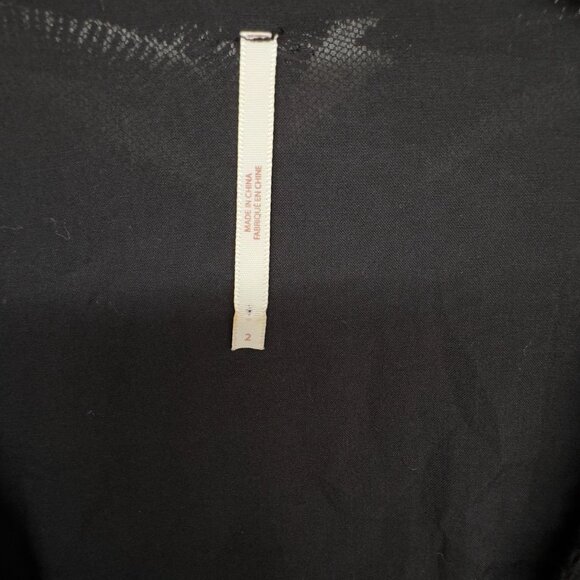 Free People Mountain Laurel Lace Dress Women 2 Embroidered Crochet Midi Romantic - Picture 11 of 12